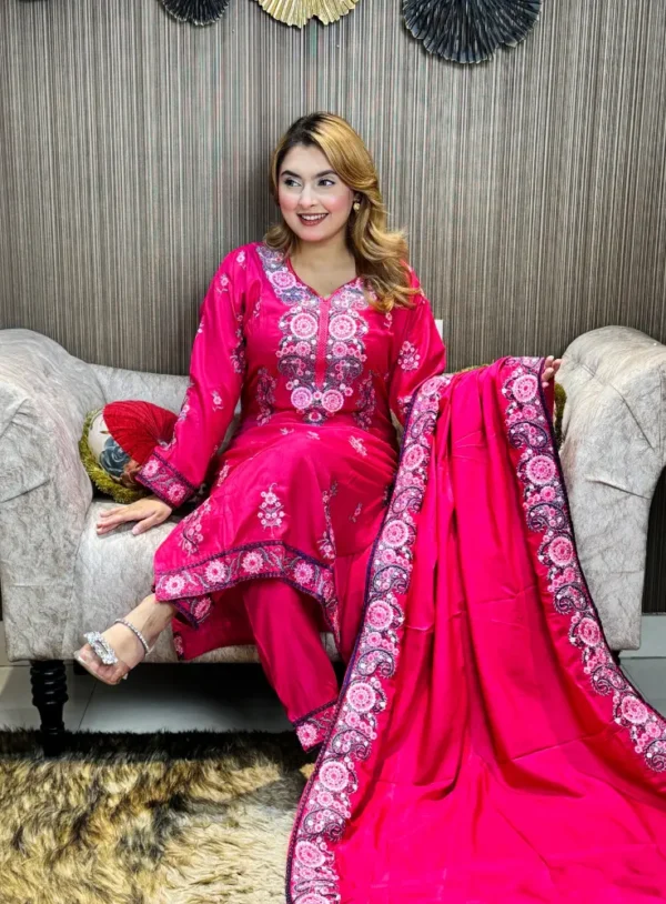 premium embroidery three piece 1 - Image 2